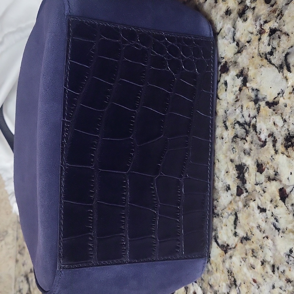 Brahmin Melinda Suede Bucket Bag - Picture 11 of 16